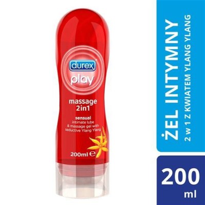 Miniaturka artykułu - #0 DUREX PLAY YLANG-YLANG Żel 2 w 1, 200 ml 