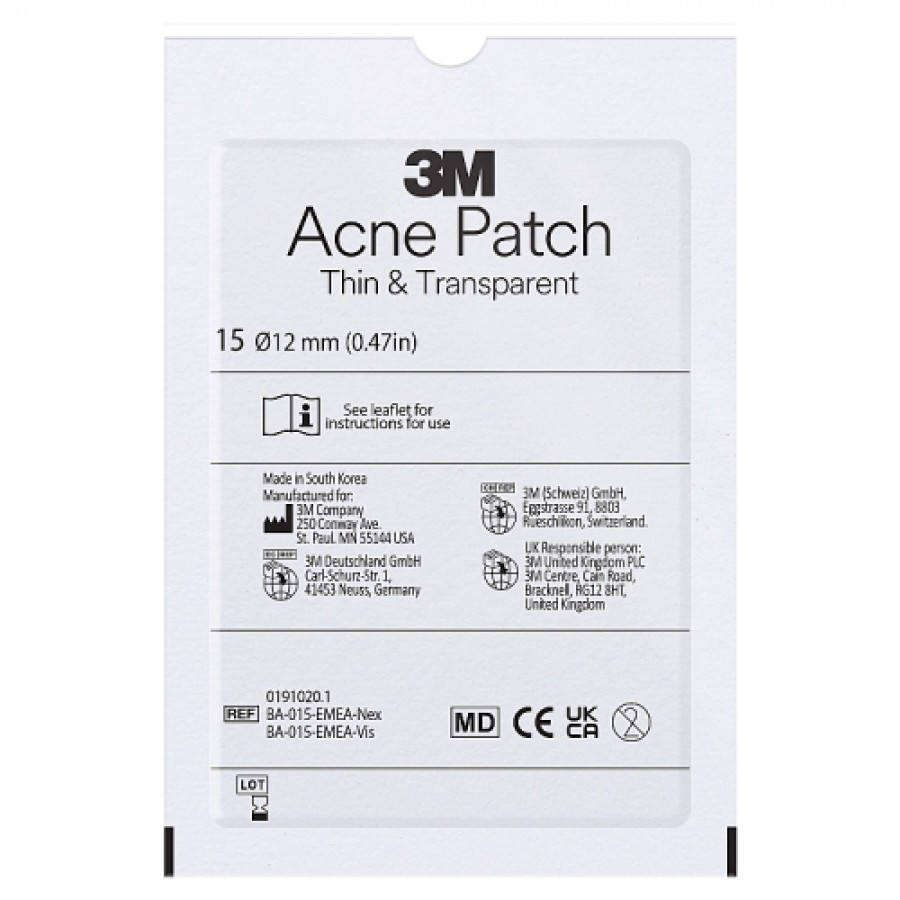 Miniaturka artykułu - #0 VISCOPLAST Acne Patch Plastry na zmiany trądzikowe 1 x 15 x 12 mm, 15 szt.