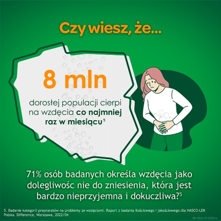 Zdjęcie produktu - 2 ULGIX Wzdęcia 80 mg, 100 kaps.