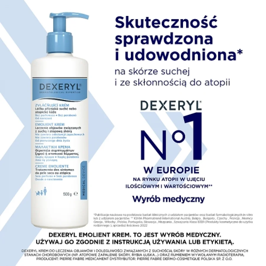 #0 – Zestaw DEXERYL Emolient Krem do sk&oacute;ry suchej i atopowej, 2 x 500 g