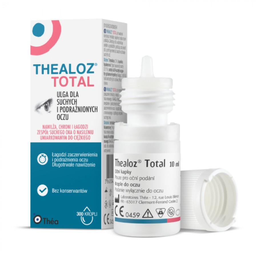 Miniaturka artykułu - #0 Thealoz Total Krople do oczu, 10 ml