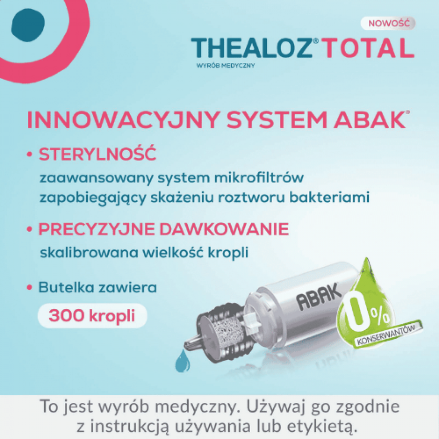 Zdjęcie produktu - 3 Thealoz Total Krople do oczu, 10 ml