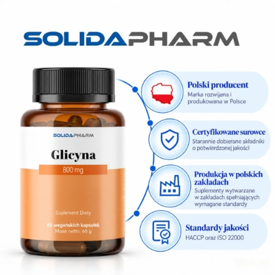 #2 – Solida Pharm Glicyna 800 mg, 60 kaps.