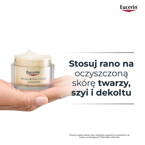 Zdjęcie produktu - 5 Eucerin Hyaluron-Filler + Elasticity Krem na dzień SPF 30 wkład uzupełniający, 50 ml
