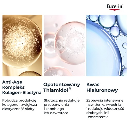 Zdjęcie produktu - 3 Eucerin Hyaluron-Filler + Elasticity Krem na noc wkład uzupełniający, 50 ml