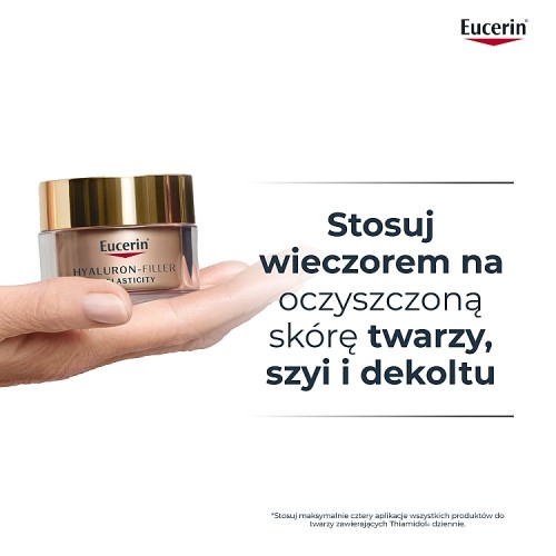 Zdjęcie produktu - 5 Eucerin Hyaluron-Filler + Elasticity Krem na noc wkład uzupełniający, 50 ml