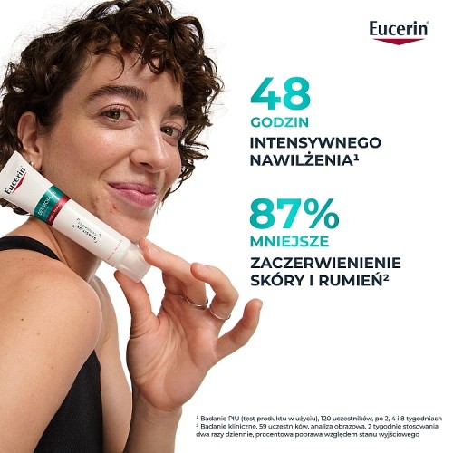 Zdjęcie produktu - 2 Eucerin DermoPure Clinical Hydra Repair Krem kojący z ceramidami, 40 ml