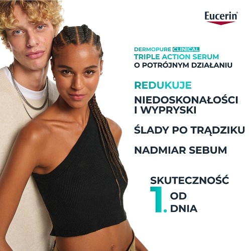 Miniaturka artykułu - #1 Eucerin DermoPure Clinical Serum na przebarwienia o potr&oacute;jnym działaniu, 40 ml