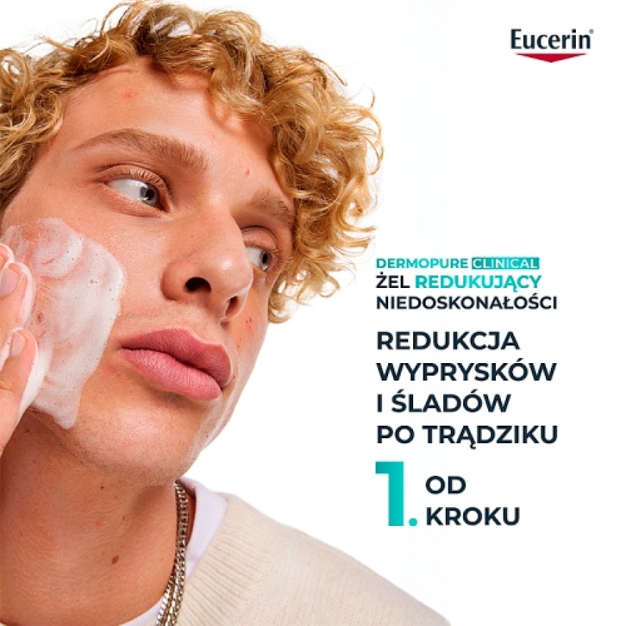 Miniaturka artykułu - #1 Eucerin DermoPure Clinical Żel redukujący niedoskonałości do twarzy i ciała sk&oacute;ra tłusta i trądzikowa, 400 ml