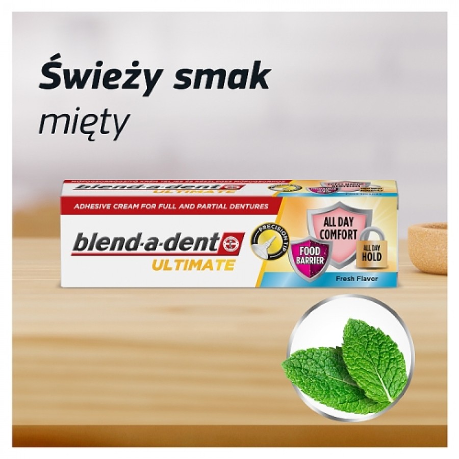 Zdjęcie produktu - 3 BLEND-A-DENT Ultimate Fresh Klej do protez, 40 ml
