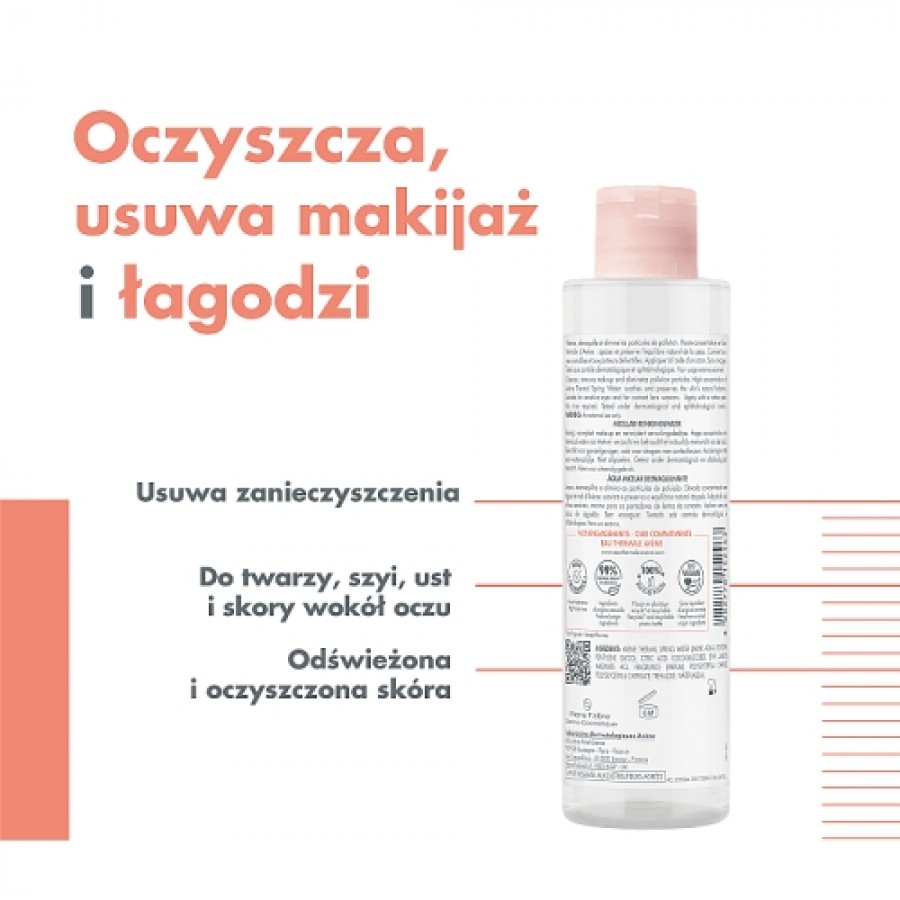 Miniaturka artykułu - #0 Avene Eau Micellaire Woda micelarna do sk&oacute;ry wrażliwej, 200 ml