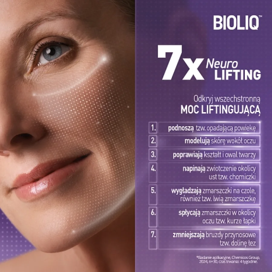 #2 – BIOLIQ Ampułki liftingujące do twarzy szyi i dekoltu, 7 x 1,5 ml