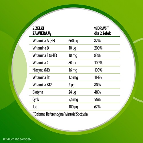 Zdjęcie produktu - 5 Centrum MultiGummies Adults multwitaminy dla dorosłych żelki, 60 szt.