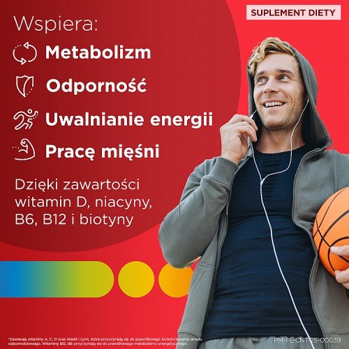 Miniaturka artykułu - #0 Centrum MultiGummies Adults Energy Release żelki dla dorosłych, 60 szt.