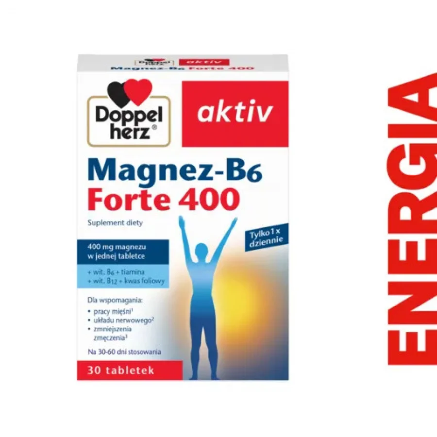#0 – Doppelherz aktiv Magnez-B6 Forte, 30 tabl. - wsoka zawartość magnezu