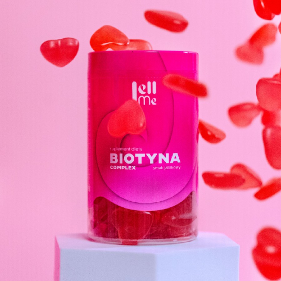Miniaturka artykułu - #1 JellMe Biotyna Complex żelki, 250 g - suplement diety z biotyną