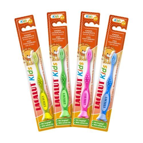 Miniaturka artykułu - #0 Lacalut Baby Szczoteczka do zęb&oacute;w dla dzieci 4+ lata, 1 szt.