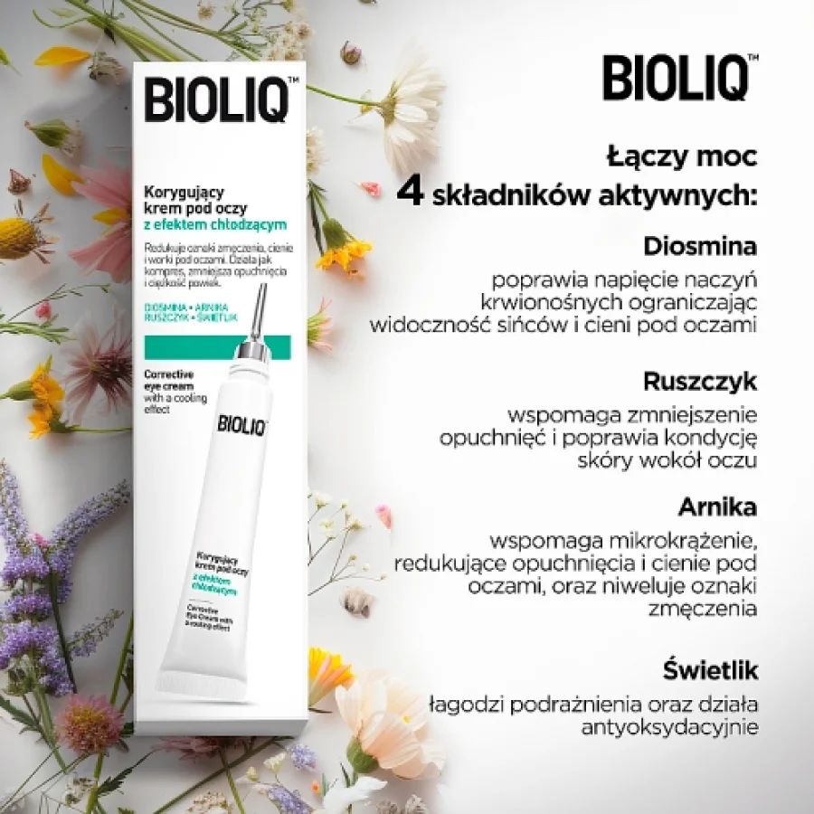 #3 – BIOLIQ PRO Korygujący krem pod oczy z efektem chłodzącym, 10 ml