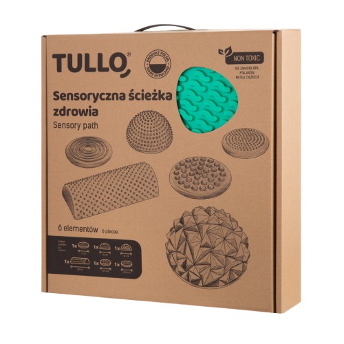Miniaturka artykułu - #0 TULLO Fizjo Ścieżka sensoryczna, 6 szt.