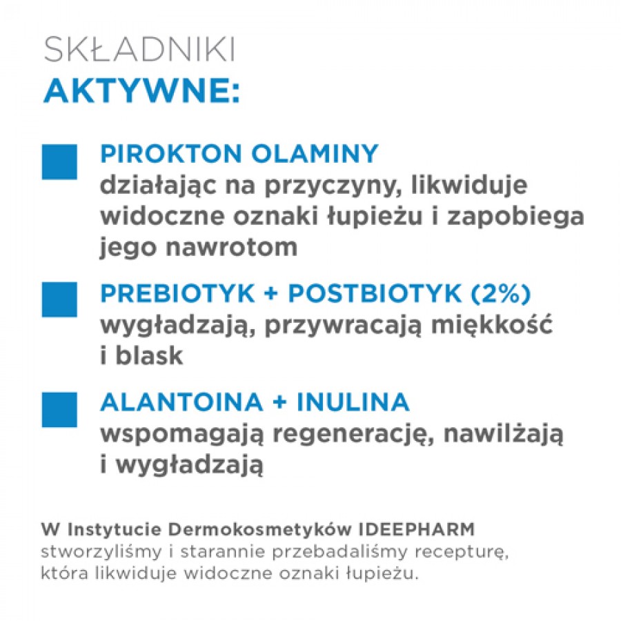 #2 – Idee Derm Szampon przeciwłupieżowy, 300 ml