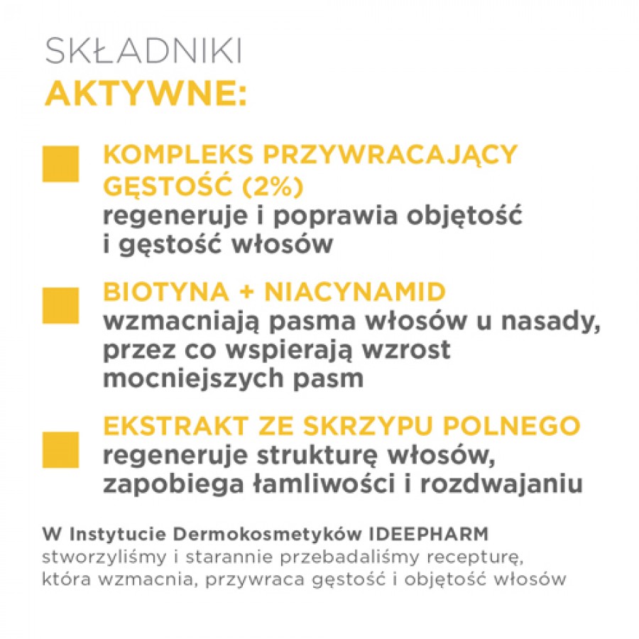 #2 – Idee Derm Szampon przywracający gęstość włos&oacute;w cienkich i przerzedzonych, 300 ml
