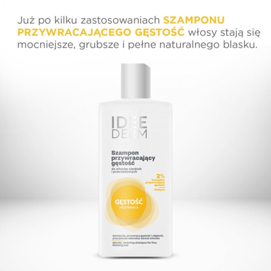 #3 – Idee Derm Szampon przywracający gęstość włos&oacute;w cienkich i przerzedzonych, 300 ml