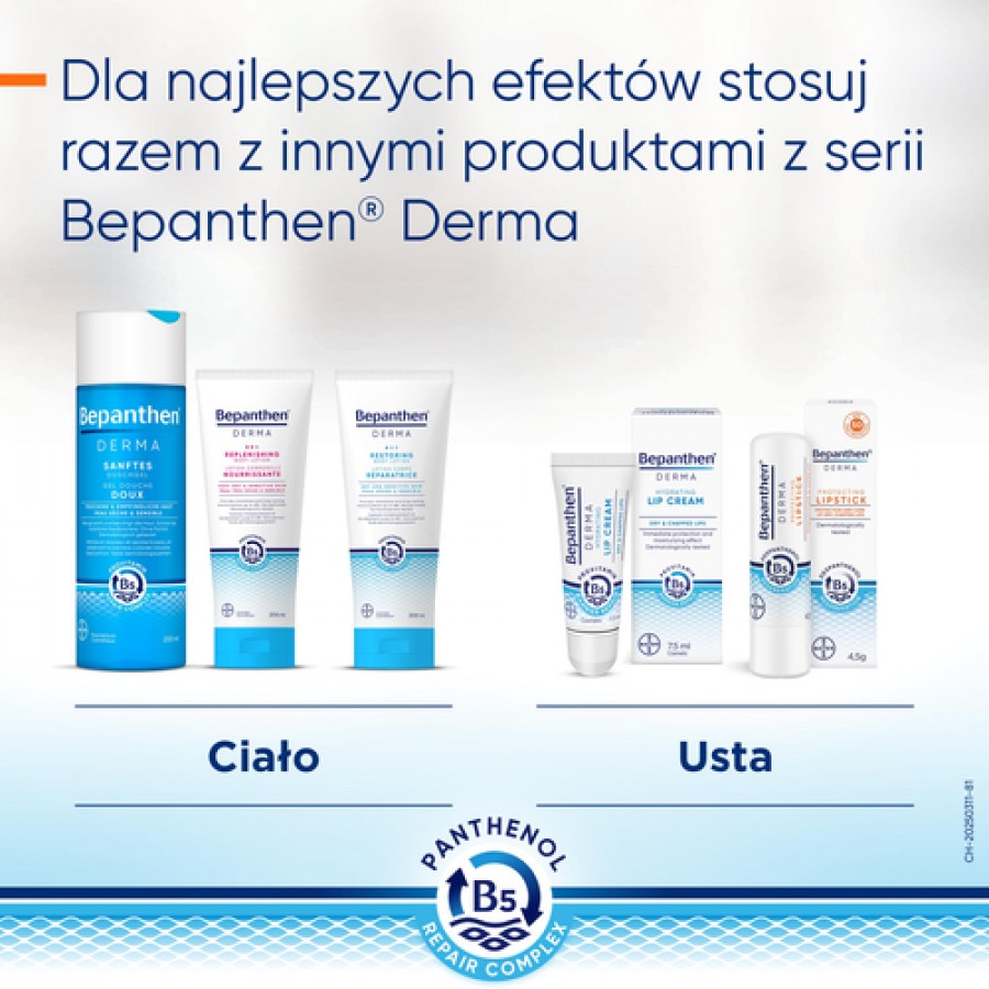 Zdjęcie produktu - 7 Bepanthen Derma Protecting Lipstic pomadka do ust, 4,5 g