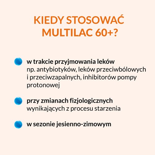 Zdjęcie produktu - 3 Multilac 60+, 50 kaps.