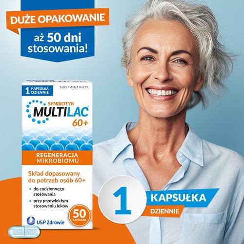 Zdjęcie produktu - 5 Multilac 60+, 50 kaps.