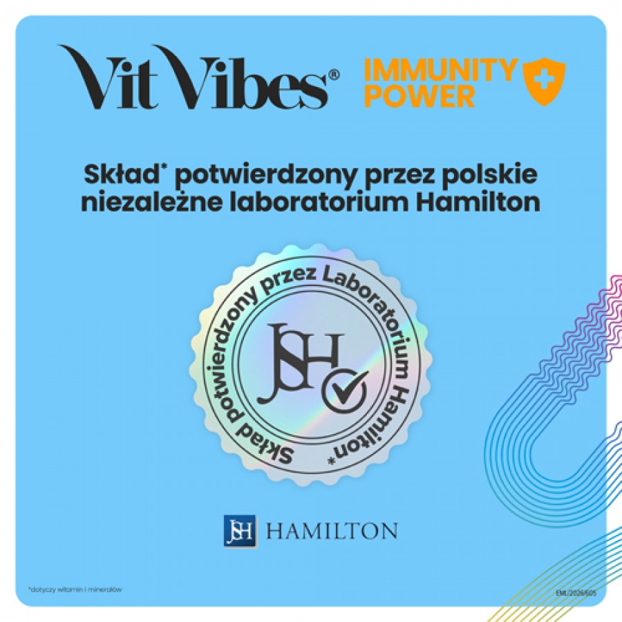 Zdjęcie produktu - 7 Vit Vibes Immunity Power żelki smak marakuja cytryna, 60 szt.