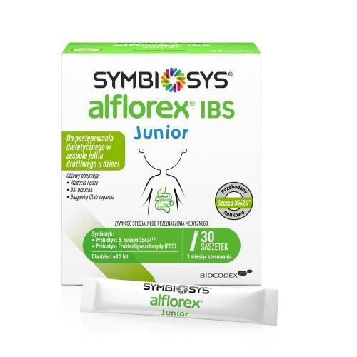 Miniaturka artykułu - #0 Symbiosys Alflorex IBS Junior, 30 sasz.