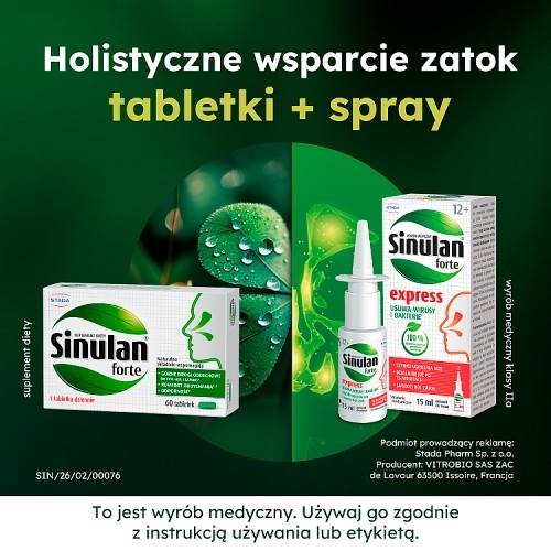 Zdjęcie produktu - 4 Sinulan Forte,  60 tabl.