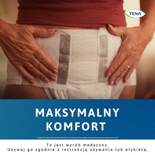 Zdjęcie produktu - 4 Tena ProSkin Stretch Night Pieluchomajtki elastyczne Super L, 30 szt.