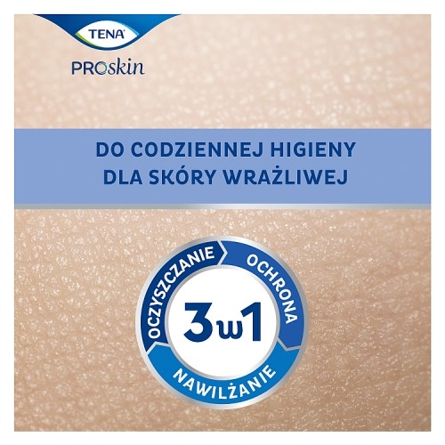 Miniaturka artykułu - #1 Tena Wet Wipes ProSkin Plastic-Free Chusteczki nawilżane, 48 szt.