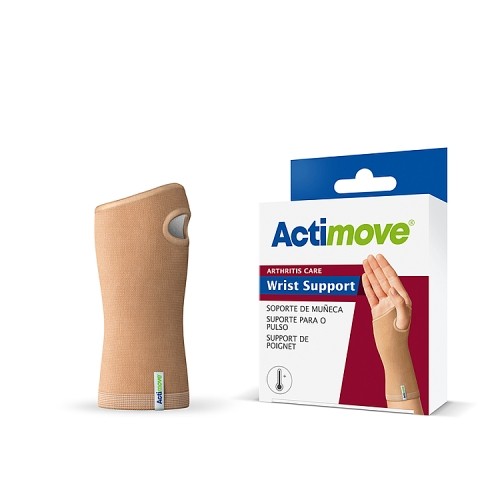 Miniaturka artykułu - #0 Actimove Arthritis Care Wrist Support Opaska na nadgarstek dla os&oacute;b z zapaleniem staw&oacute;w beżowa XL