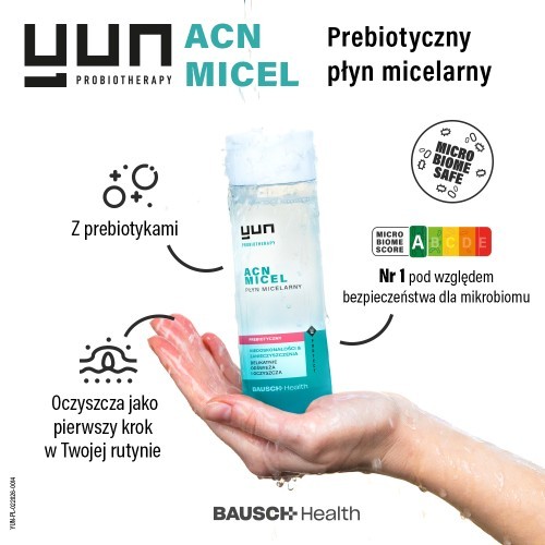 Zdjęcie produktu - 5 YUN ACN MICEL Prebiotyczny płyn micelarny, 200 ml
