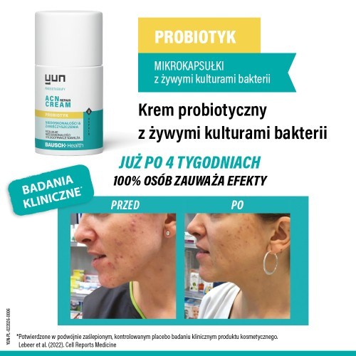 Zdjęcie produktu - 2 YUN ACN REPAIR CREAM Probiotyczny krem do twarzy, 50 ml