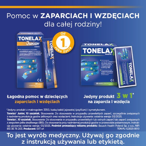 Zdjęcie produktu - 6 Tonelax Junior, 10 sasz.