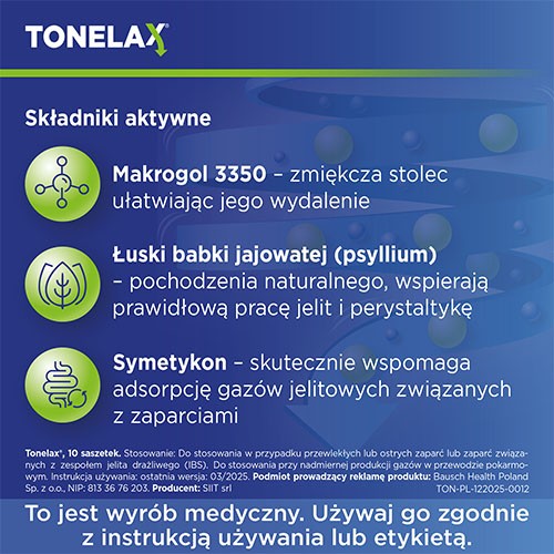 Zdjęcie produktu - 2 Tonelax, 10 sasz.