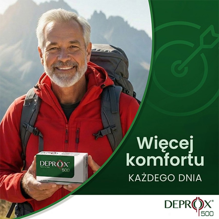 Zdjęcie produktu - 4 Deprox 500, 30 tabl. - suplement diety dla mężczyzn