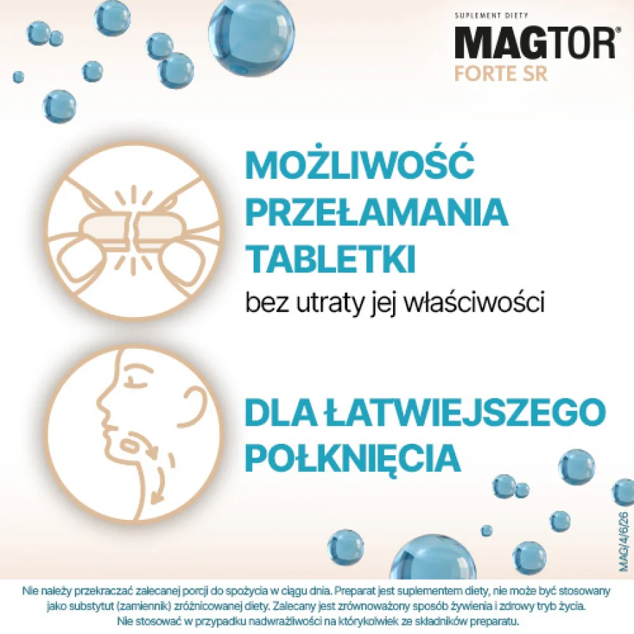 #3 – Magtor Forte SR, 60 tabl. - suplement diety z magnezem i witaminą B6