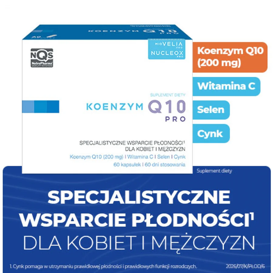 #0 – Koenzym Q10 Pro, 60 kaps. - suplement diety z koenzymem Q10, cynkiem i selenem