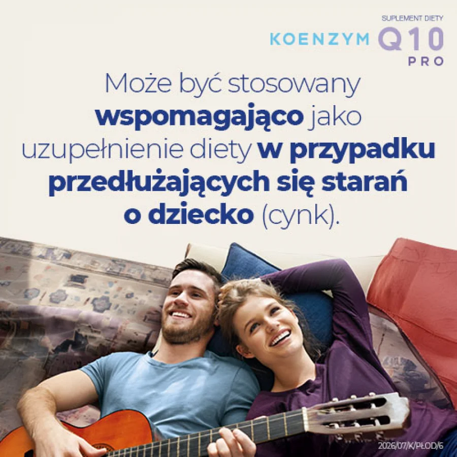#1 – Koenzym Q10 Pro, 60 kaps. - suplement diety z koenzymem Q10, cynkiem i selenem