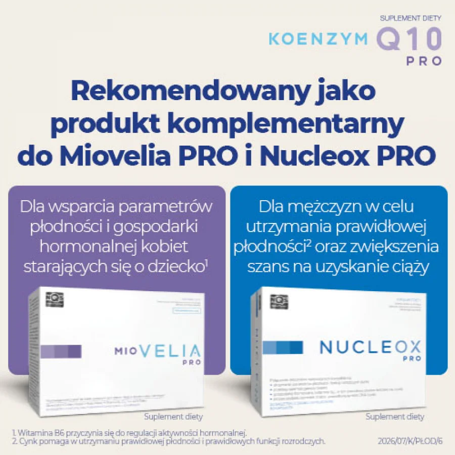 #5 – Koenzym Q10 Pro, 60 kaps. - suplement diety z koenzymem Q10, cynkiem i selenem