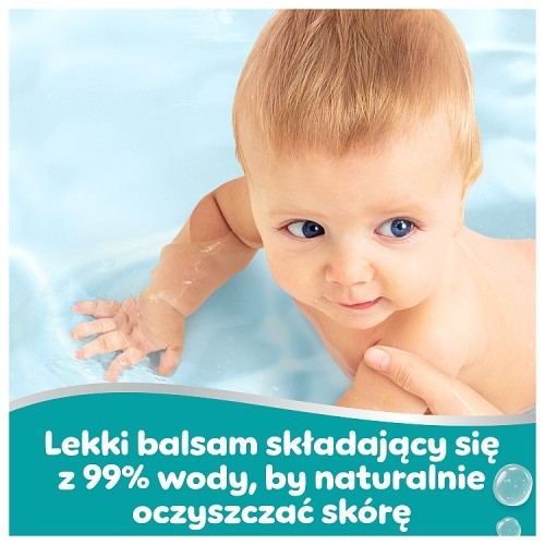 Miniaturka artykułu - #1 Pampers 99% Water Chusteczki nawilżane, 60 szt.