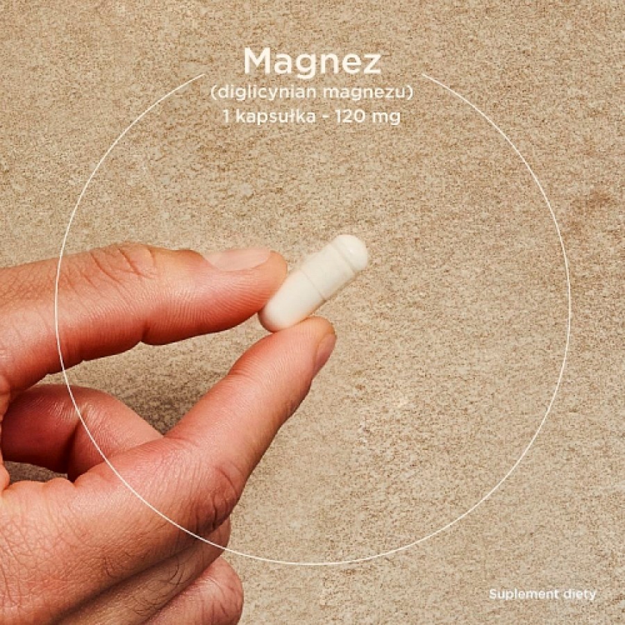 Miniaturka artykułu - #1 Solgar Glicynian magnezu, 60 kaps.