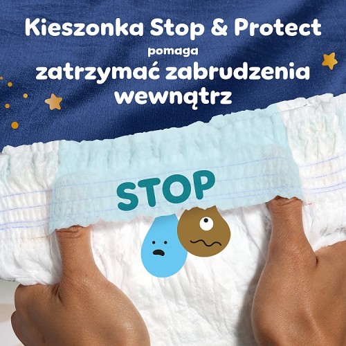 Zdjęcie produktu - 6 Pampers Night Pants 5 Pieluchomajtki dla dzieci, 92 szt.