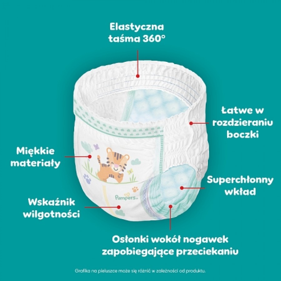 Zdjęcie produktu - 8 Pampers Active Baby Pants 8 Pieluchomajtki dla dzieci, 92 szt.