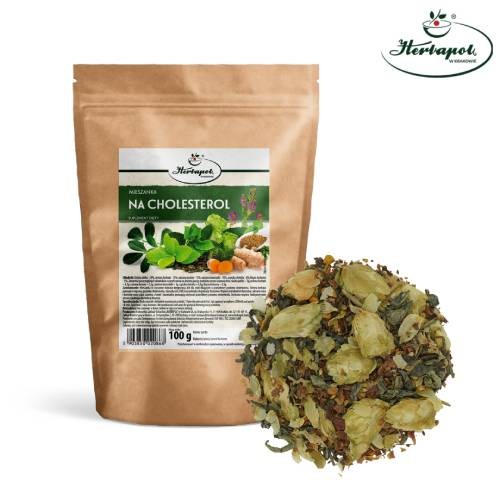 Miniaturka artykułu - #1 Mieszanka na cholesterol, 100 g - suplement diety z zieloną herbatą