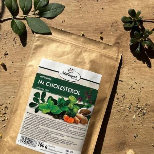 Zdjęcie produktu - 2 Mieszanka na cholesterol, 100 g - suplement diety z zieloną herbatą